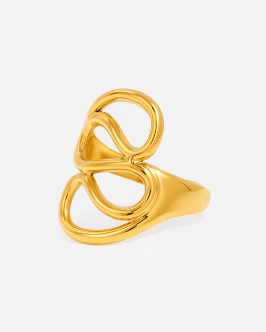Statement Ringe Schlingel - Gold