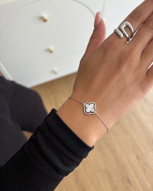 Klee Armband Silber