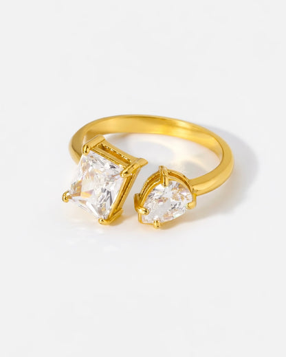 Diamond Ring mir 2 Steinen