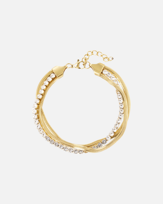 Dreier Armband - Gold