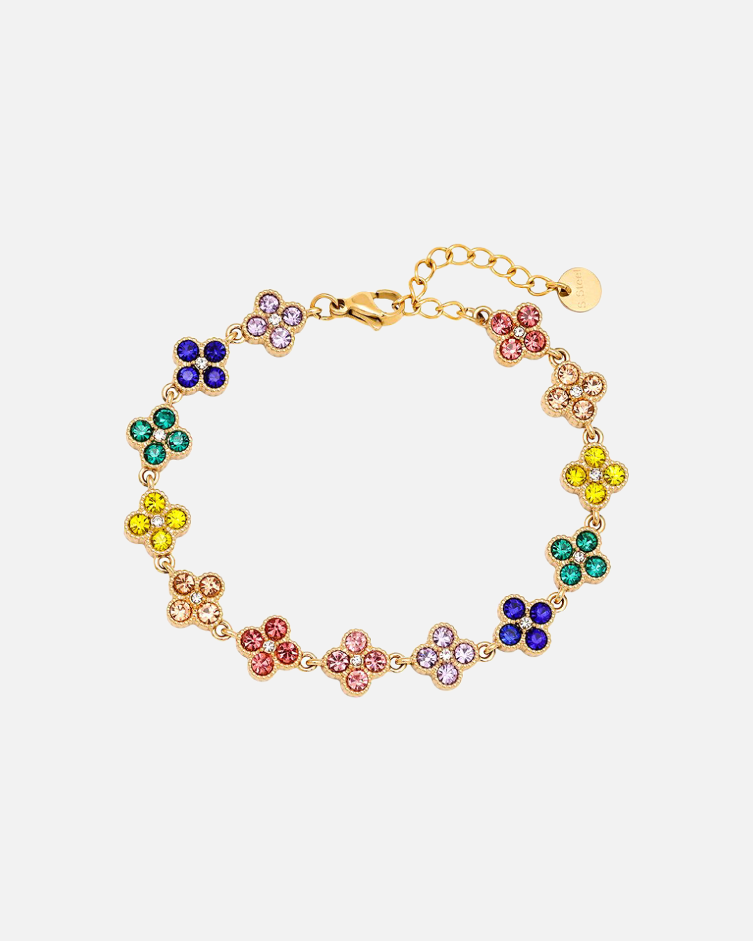 Kleeblatt Armband - Bunt