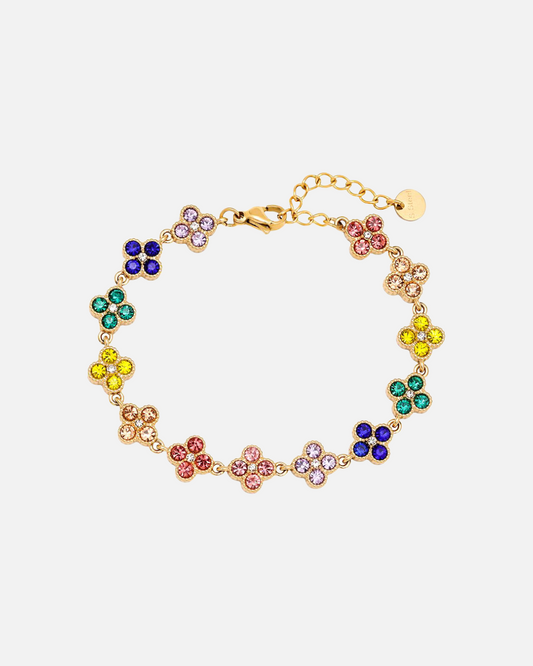 Kleeblatt Armband - Bunt