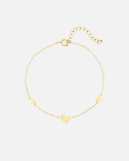 Herzchen Armband - Gold