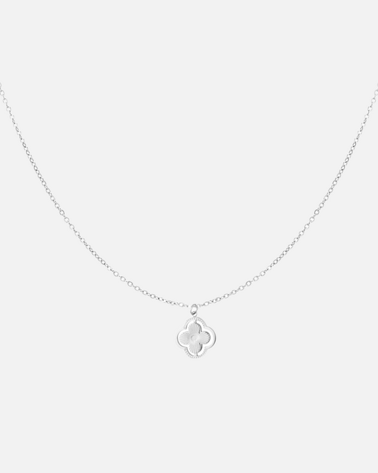 Kleeblatt Kette Silber
