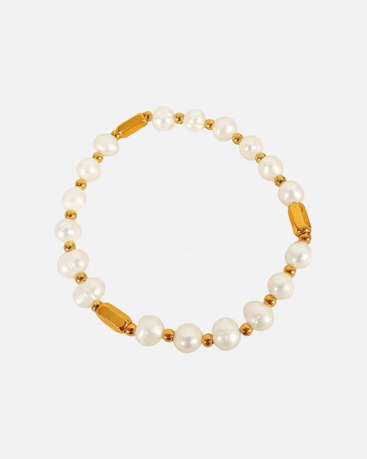Perlen Armband Maina - Gold