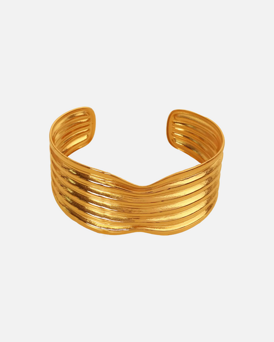 Armreif- Massiv Gold