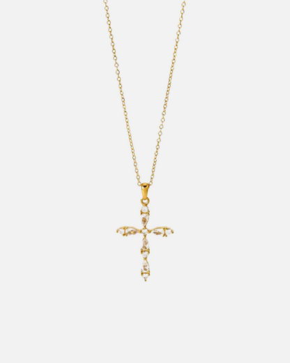 Kreuz Kette Gold