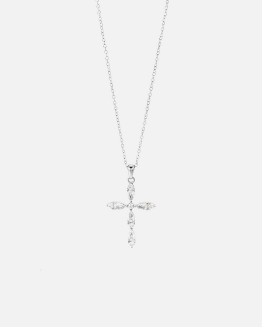 Kreuz Kette Silber