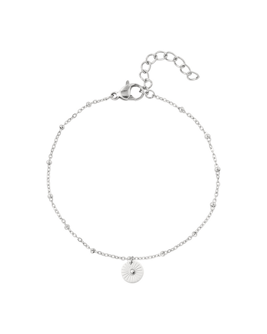 Silber Armband mit Münze
