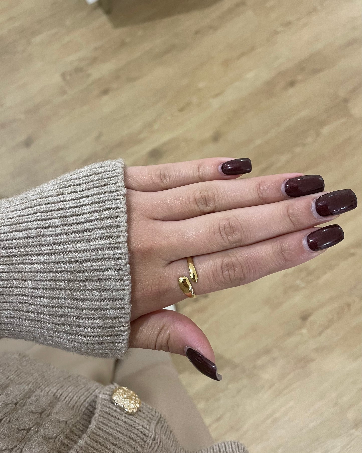 Ring Schlinge Gold