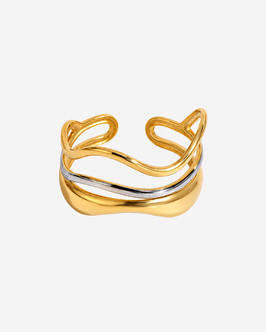 Nova Wave Bicolor Ring