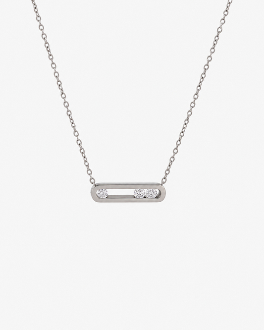 Luna Halskette Silber