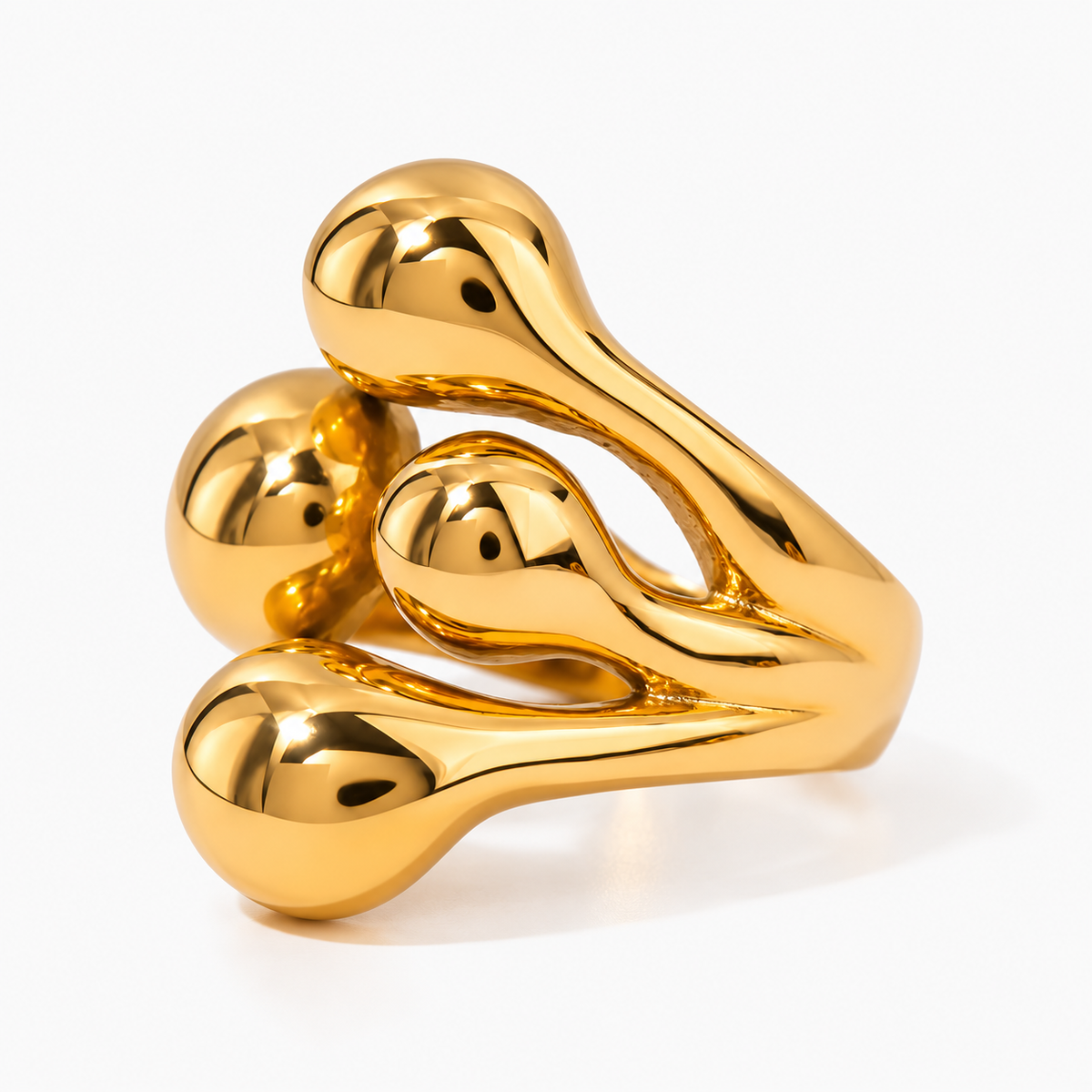Amara Statement Ring Gold